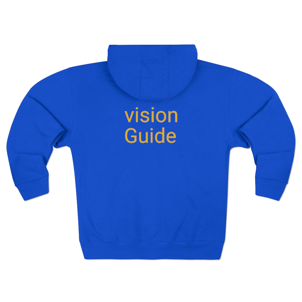 Unisex Premium Full Zip Hoodie -vision guide