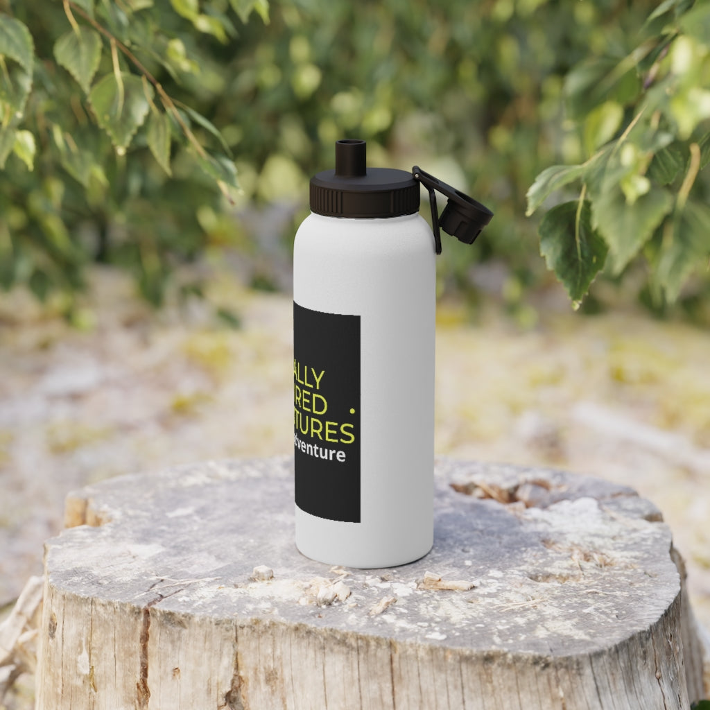 Stainless Steel Water Bottle, Sports Lid - visually impaired adventures