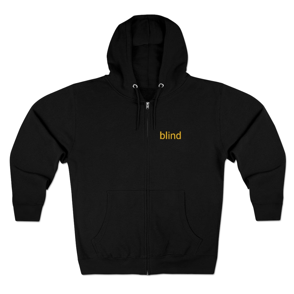 Unisex Premium Full Zip Hoodie - blind