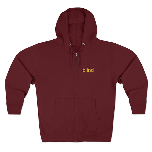 Unisex Premium Full Zip Hoodie - blind