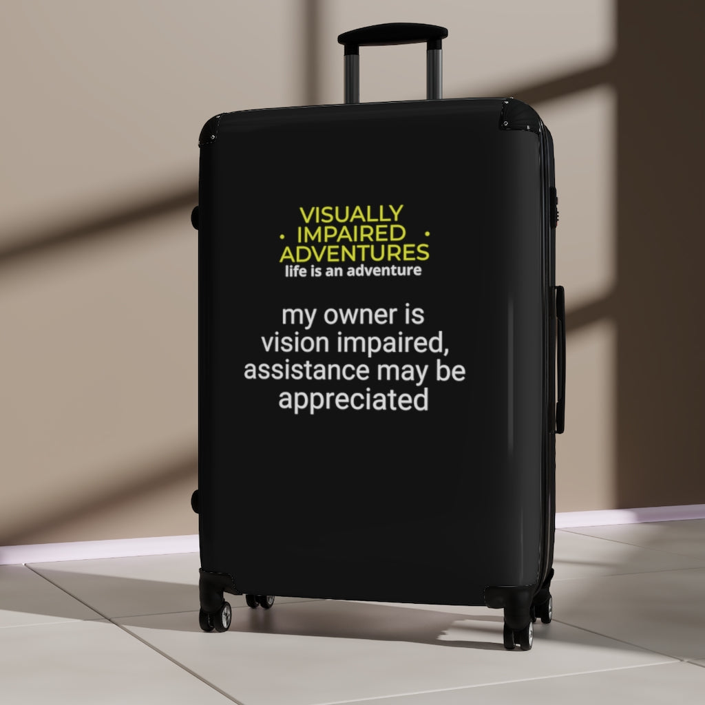 Suitcases  - vision impaired