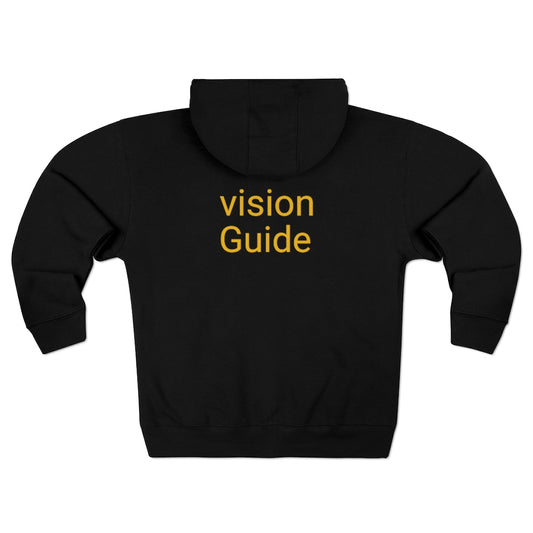 Unisex Premium Full Zip Hoodie -vision guide