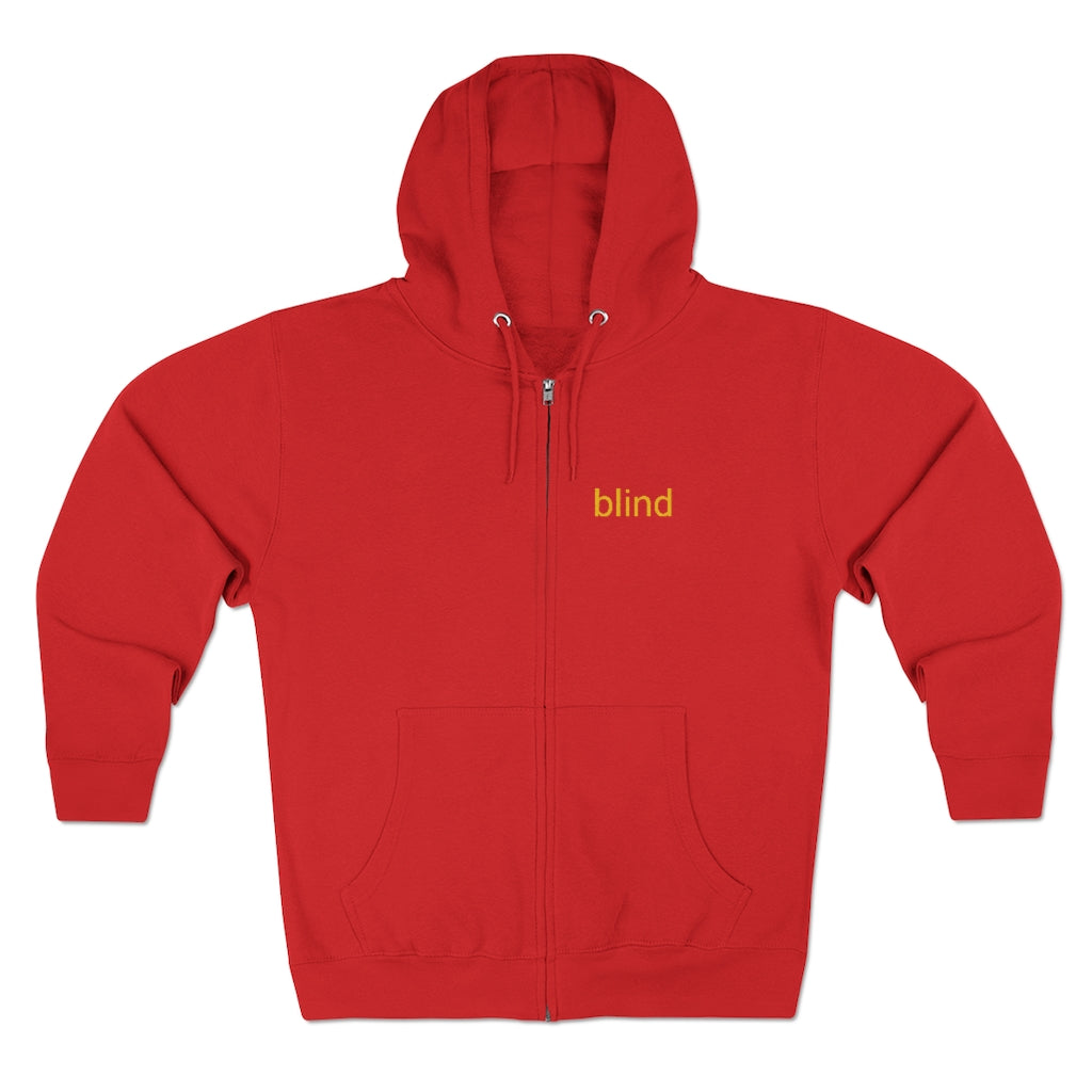 Unisex Premium Full Zip Hoodie - blind