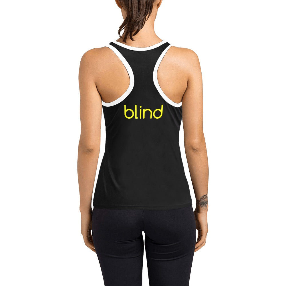 Women's Racerback Tank Top - blind