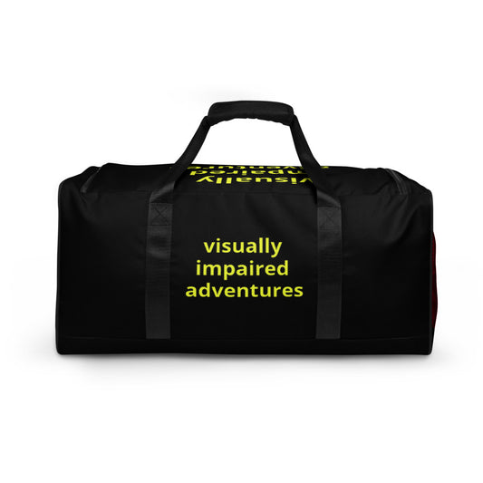 Duffle bag - visually impaired adventures version 2