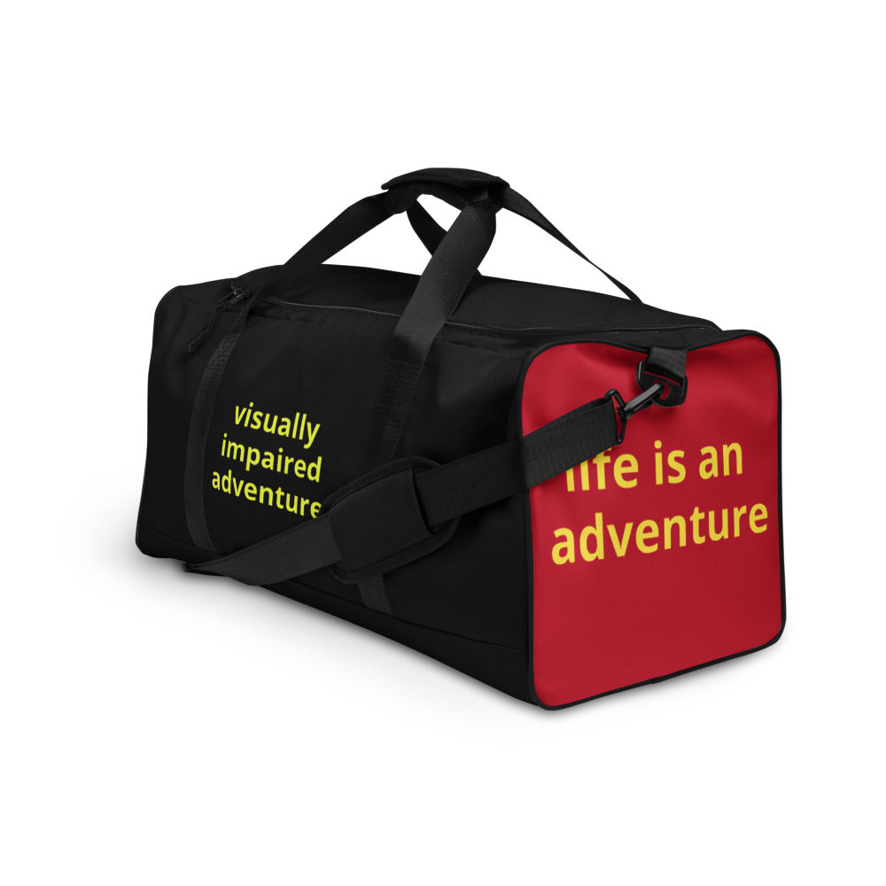 Duffle bag - visually impaired adventures version 1