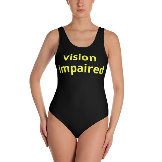 One-Piece Swimsuit - vision impaired