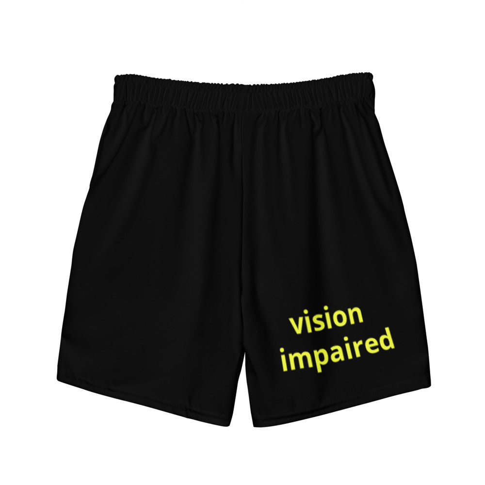 Men's swim trunks - vision impaired