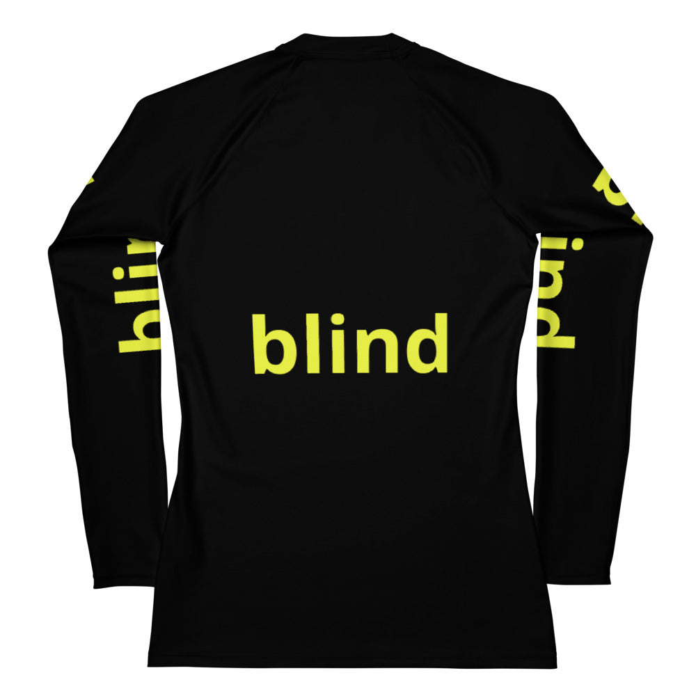 Women's Rash Guard - blind