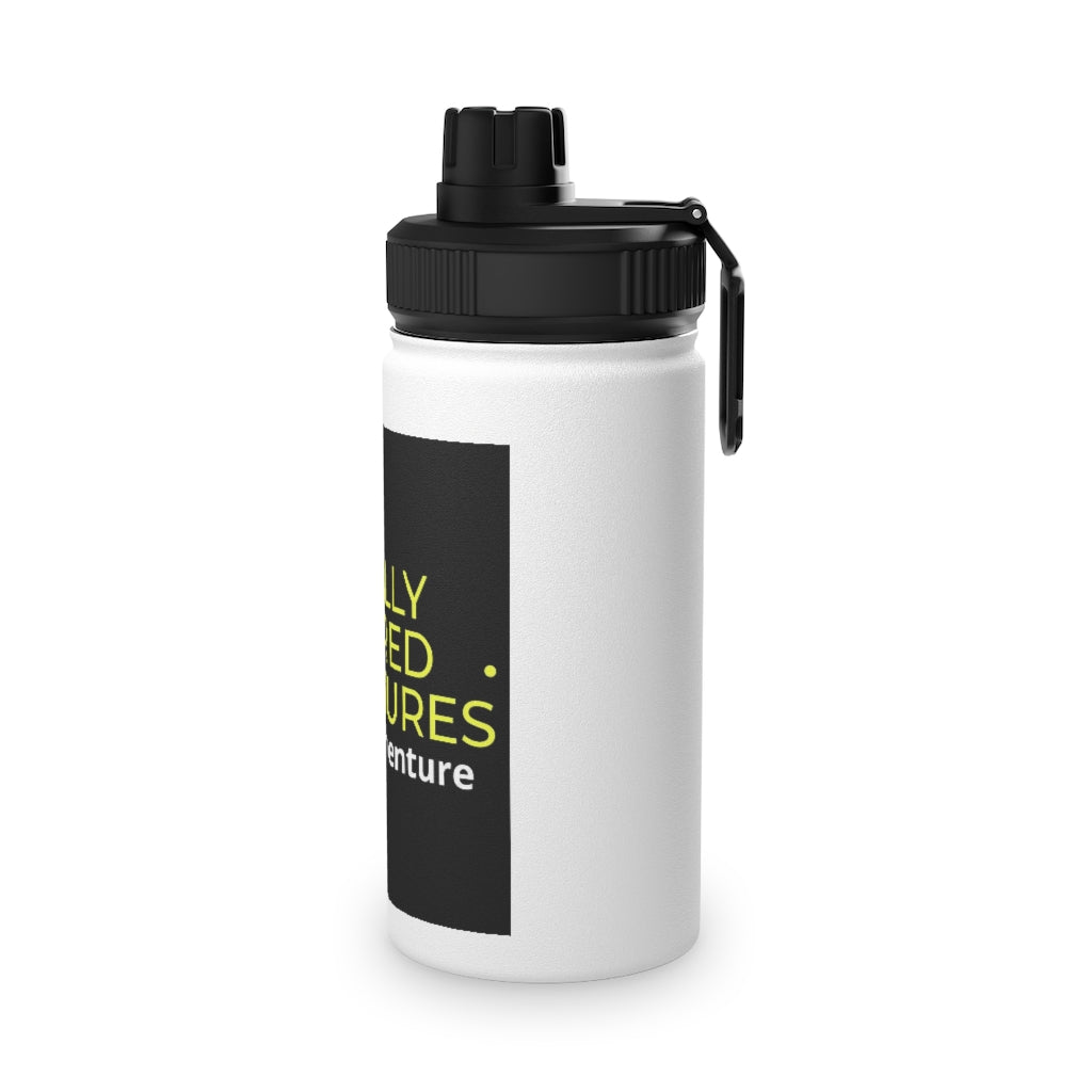 Stainless Steel Water Bottle, Sports Lid - visually impaired adventures