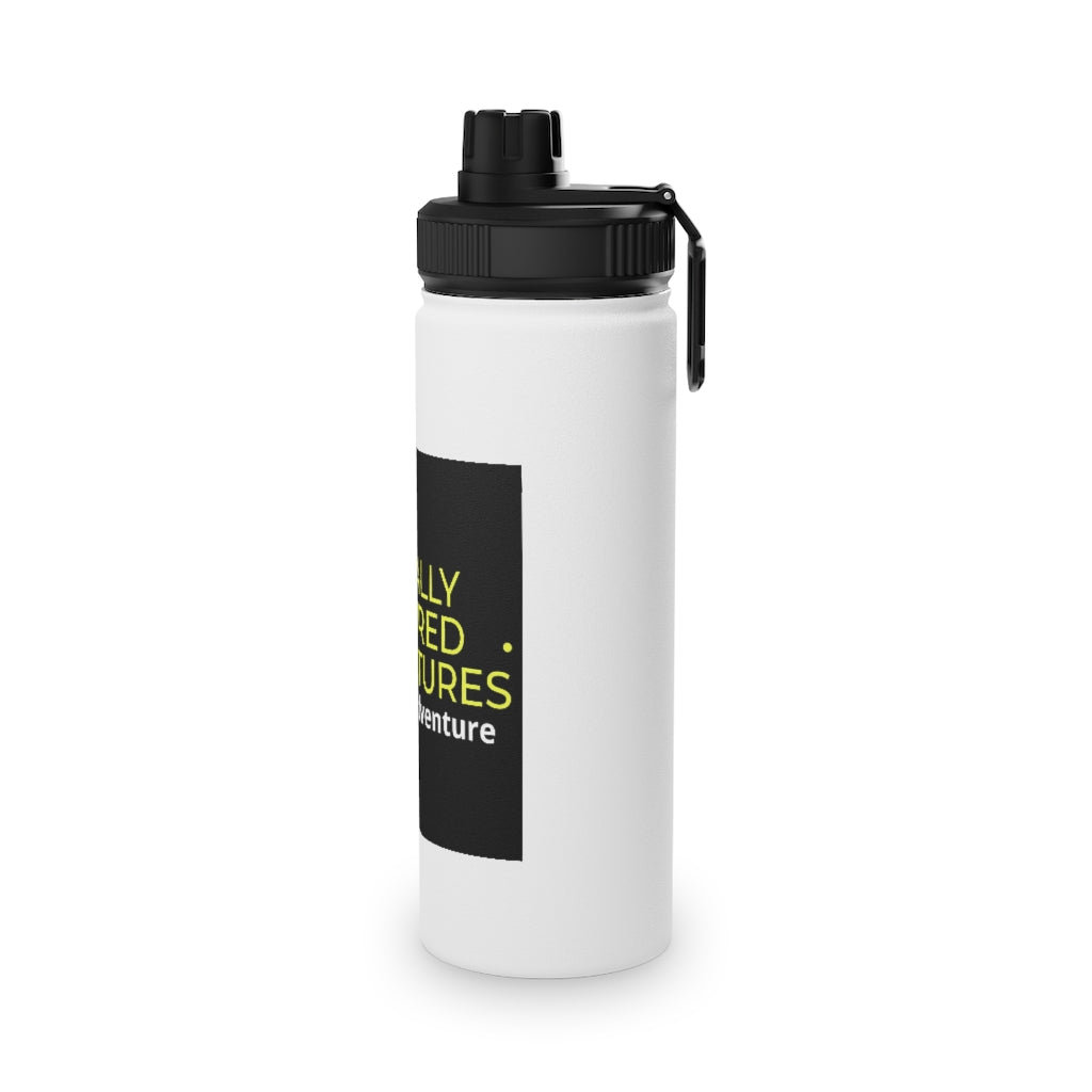 Stainless Steel Water Bottle, Sports Lid - visually impaired adventures