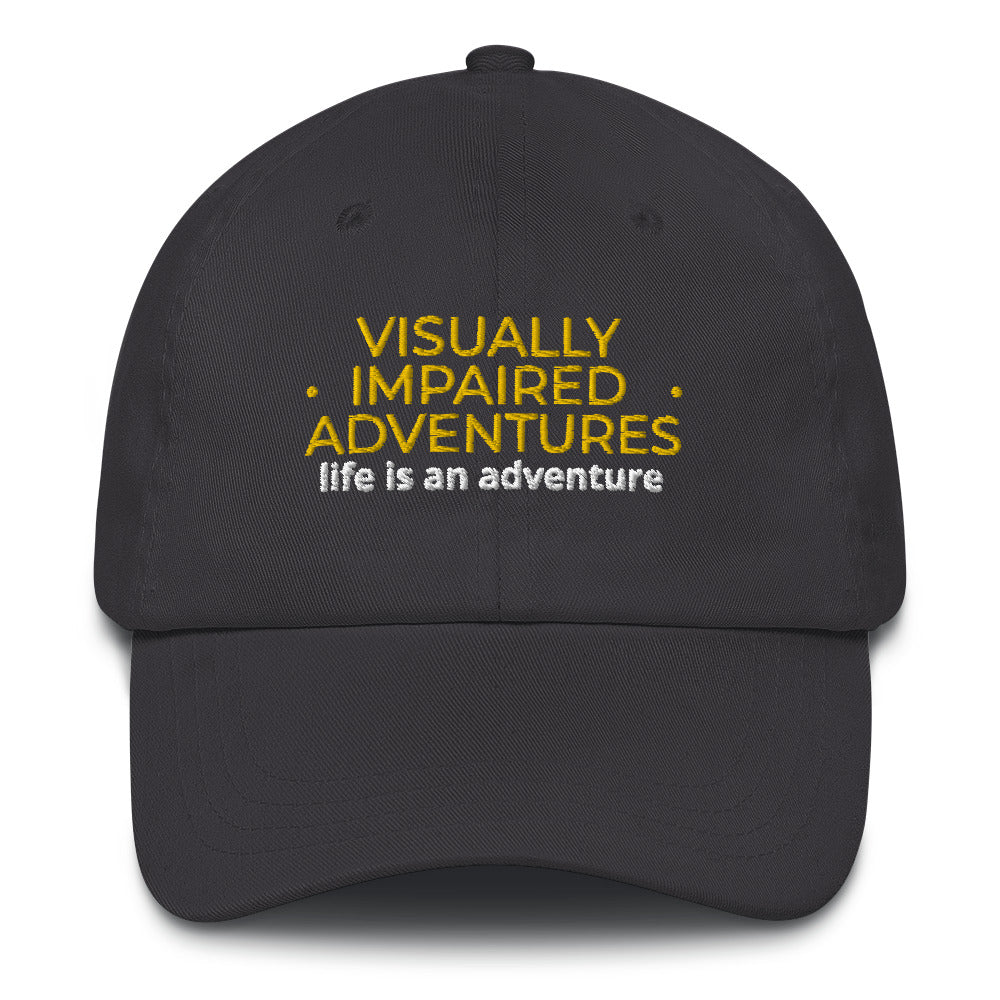 visually impaired adventures rounded cap