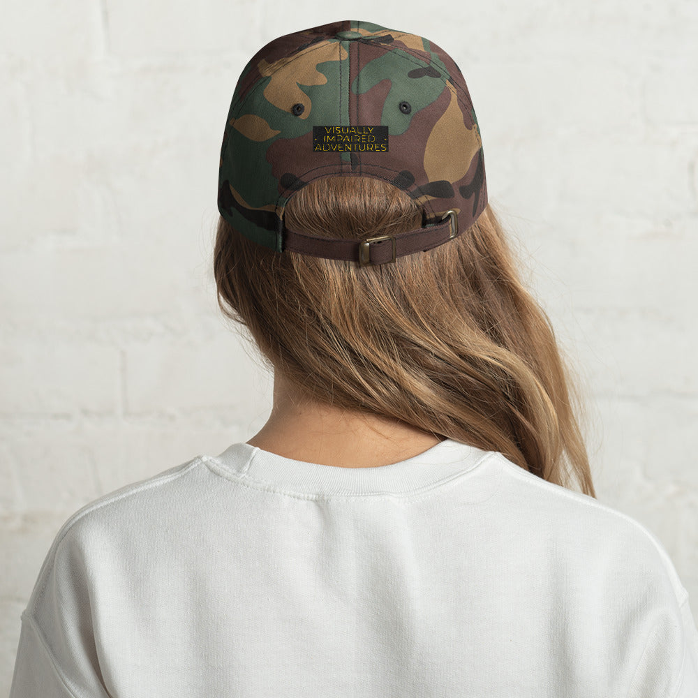 visually impaired adventures rounded cap