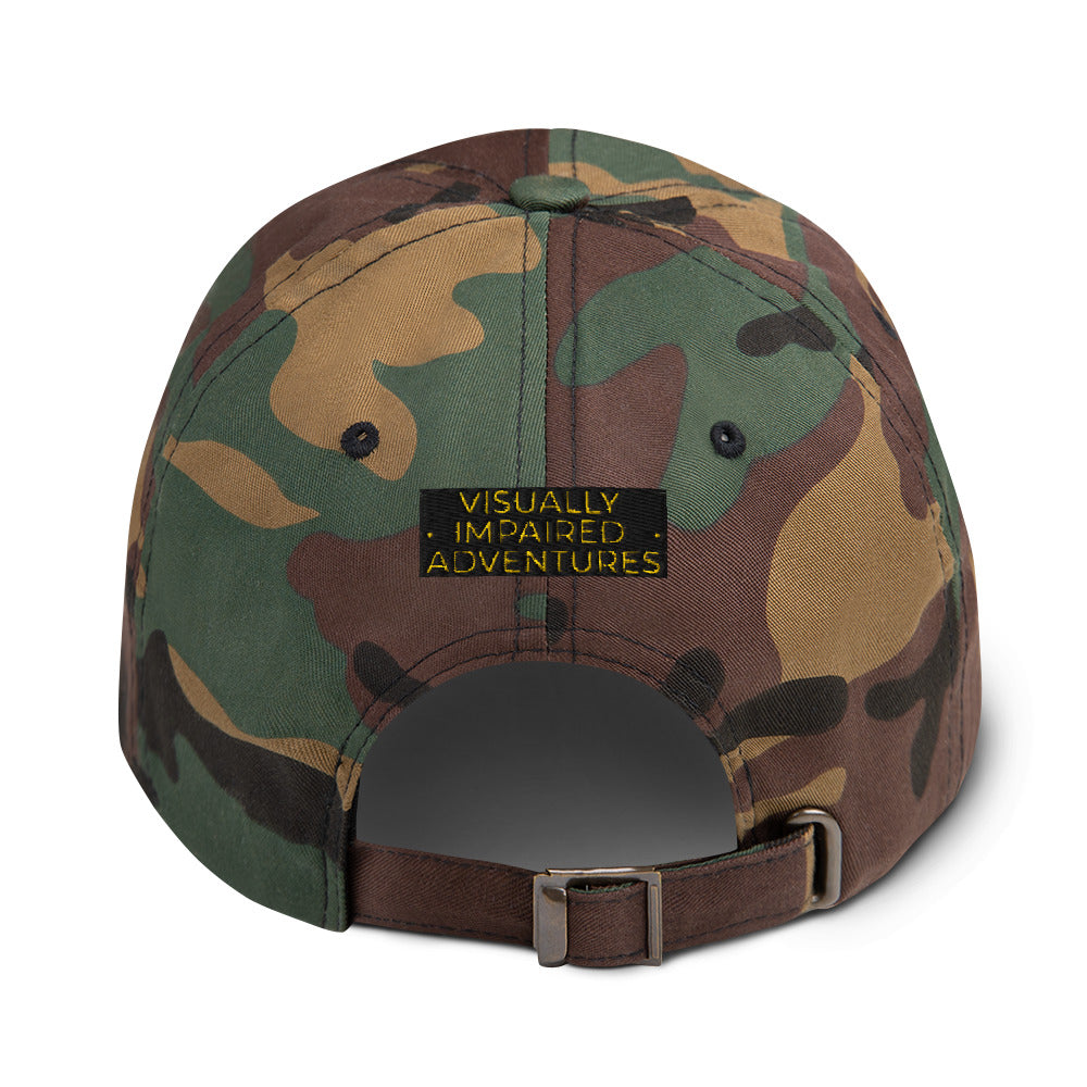 visually impaired adventures rounded cap