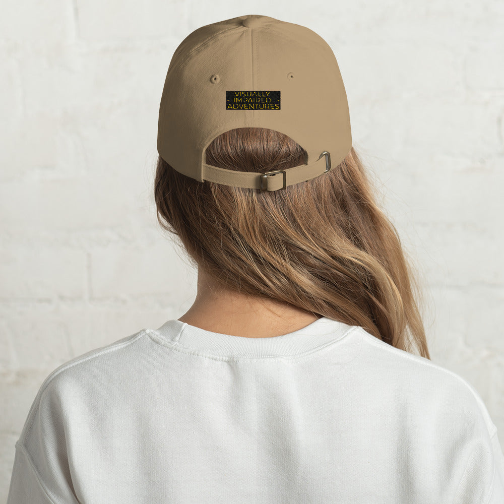 visually impaired adventures rounded cap