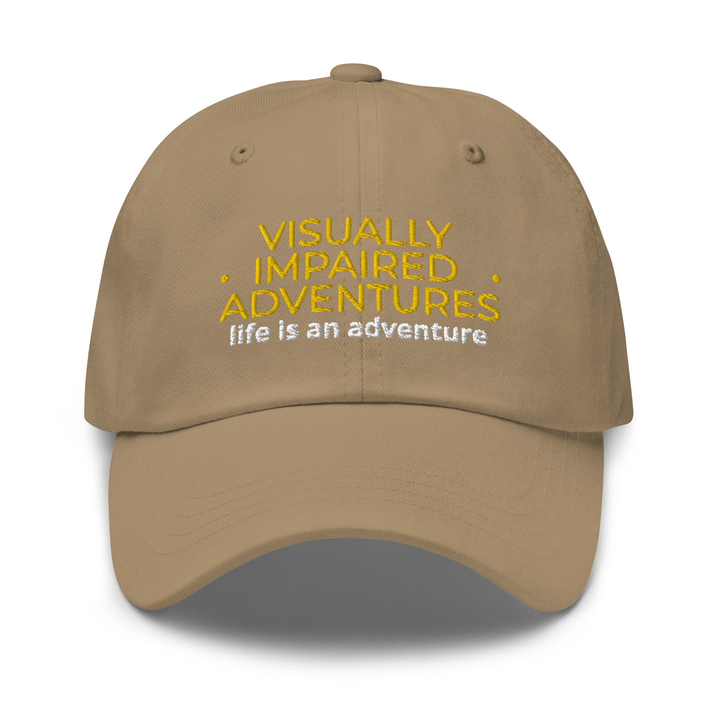 visually impaired adventures rounded cap