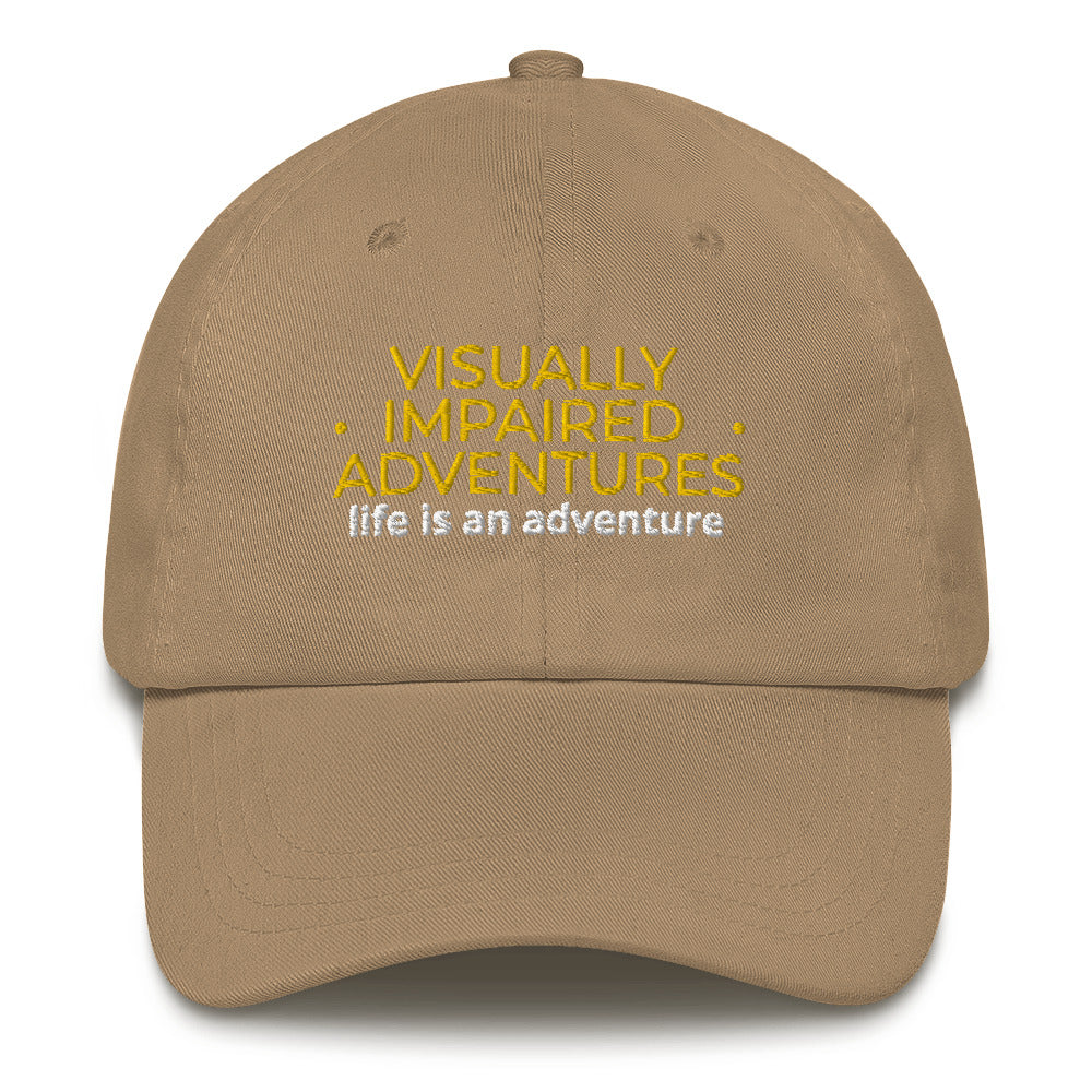 visually impaired adventures rounded cap