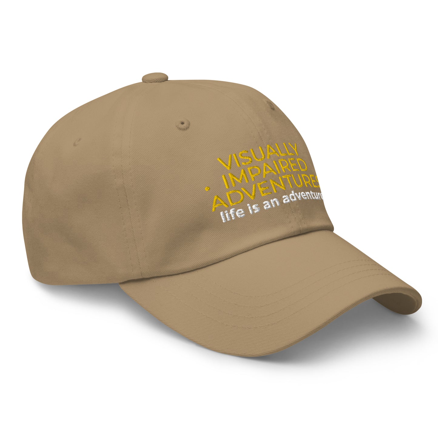 visually impaired adventures rounded cap