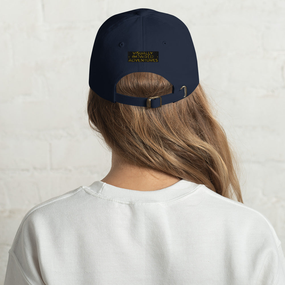 visually impaired adventures rounded cap