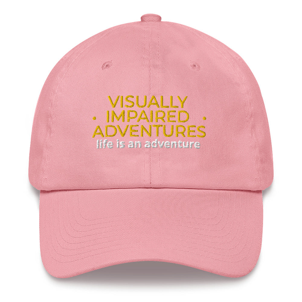 visually impaired adventures rounded cap