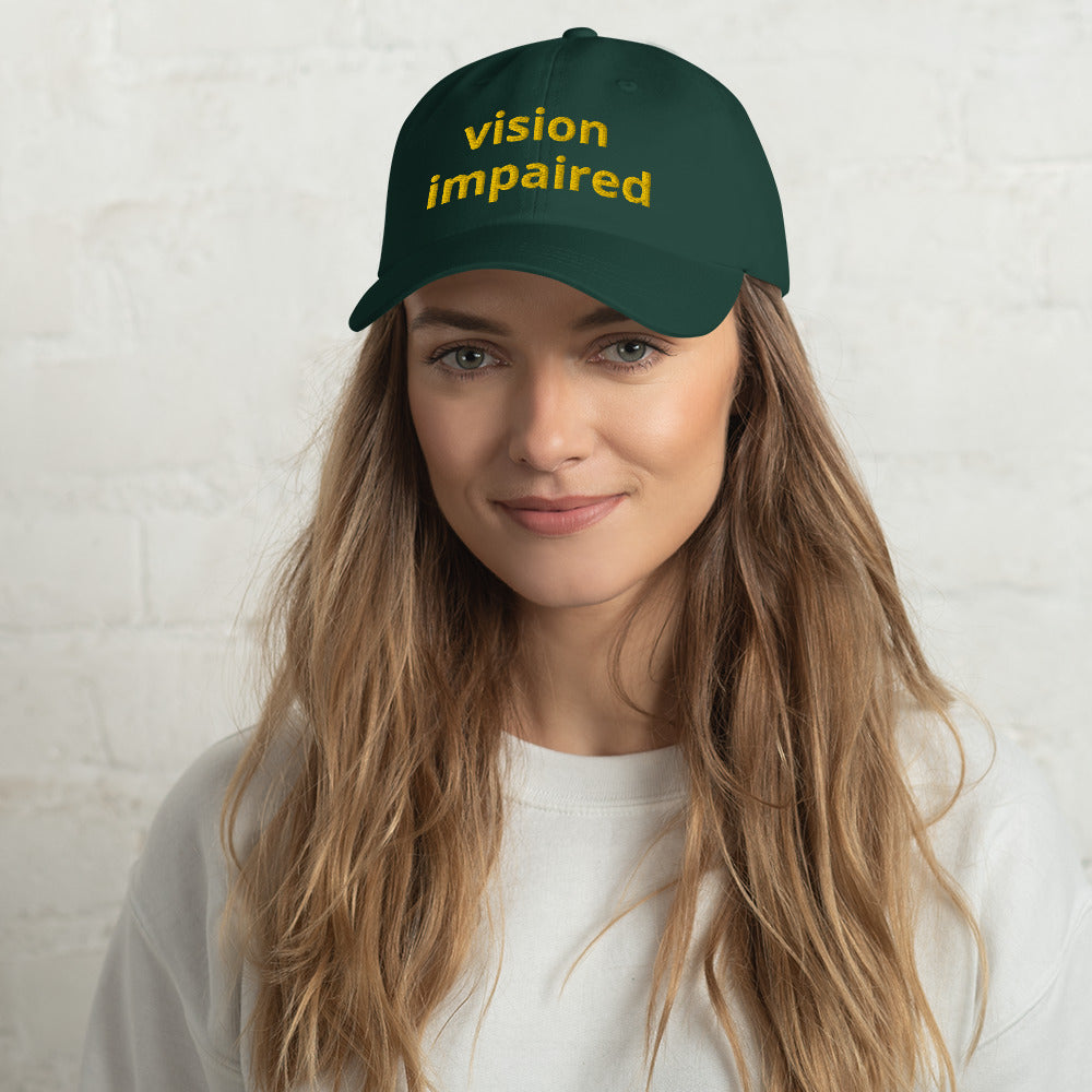 vision impaired rounded cap