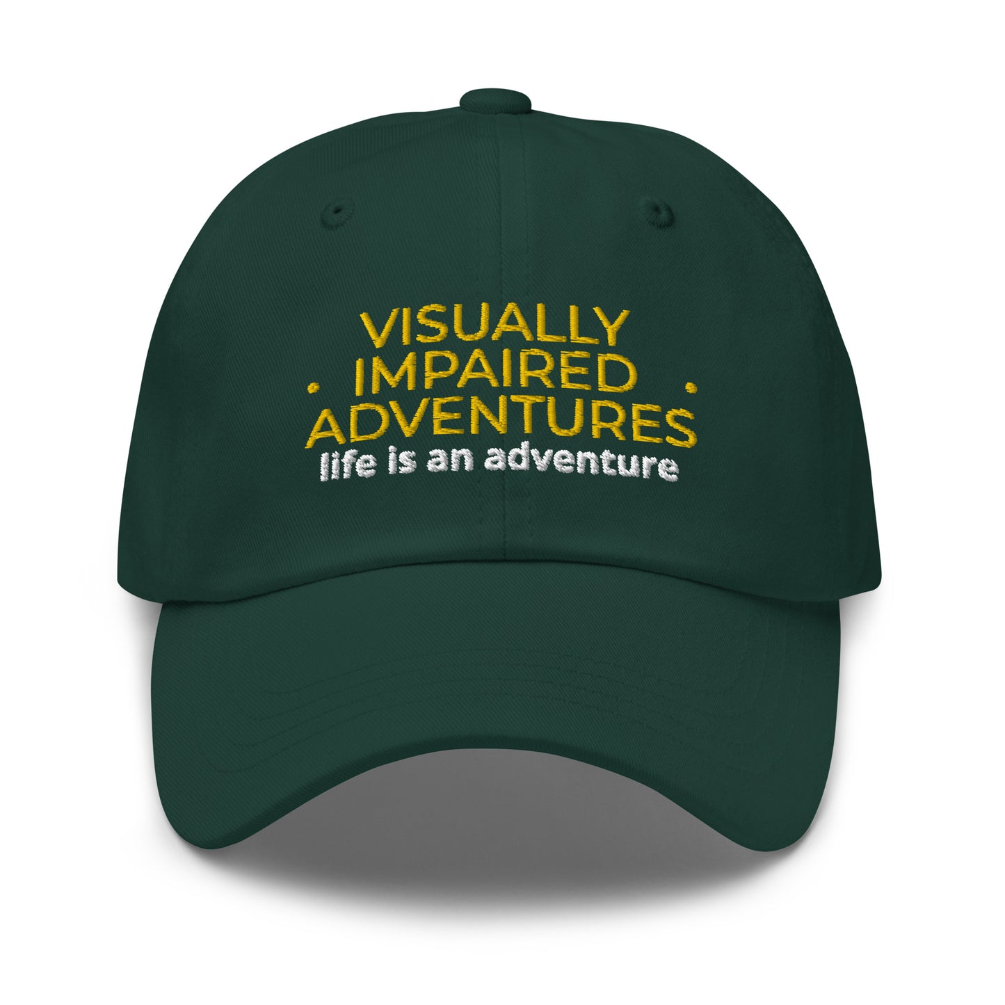 visually impaired adventures rounded cap