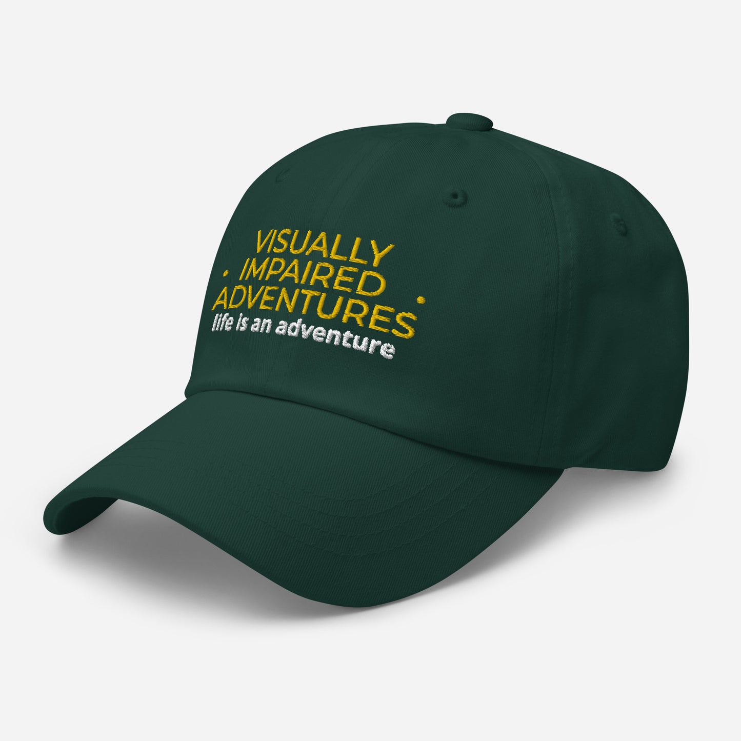 visually impaired adventures rounded cap