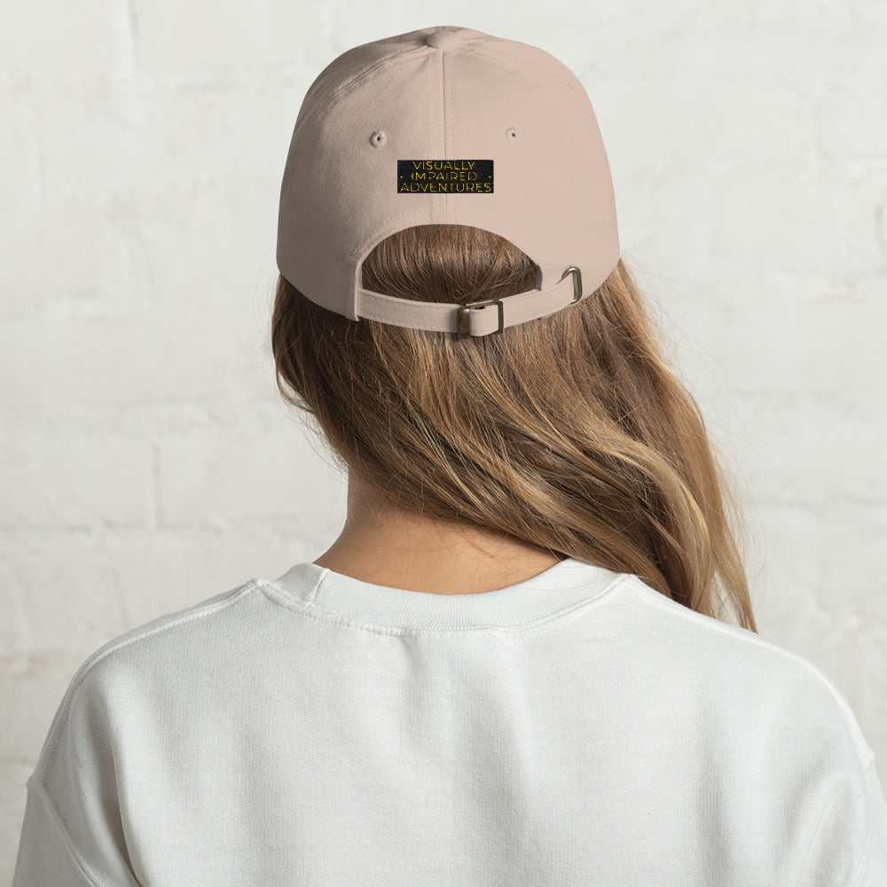 visually impaired adventures rounded cap