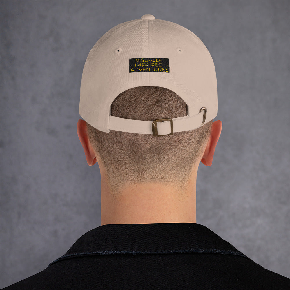 visually impaired adventures rounded cap