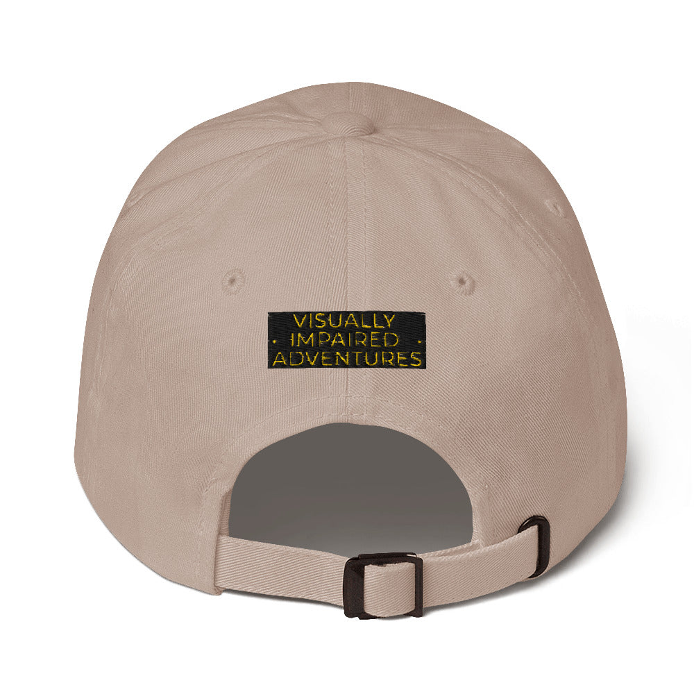 visually impaired adventures rounded cap