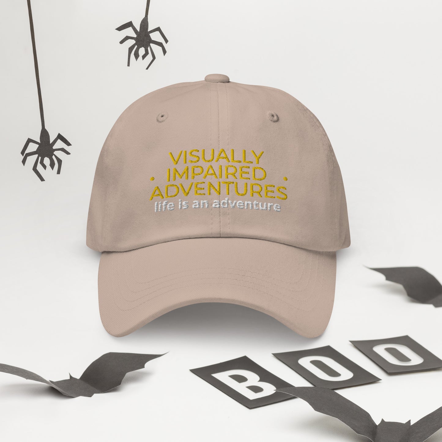 visually impaired adventures rounded cap