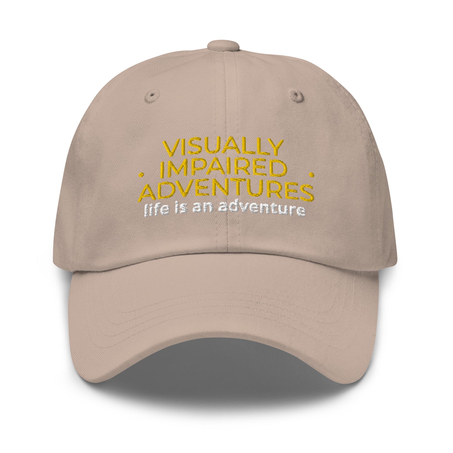 visually impaired adventures rounded cap