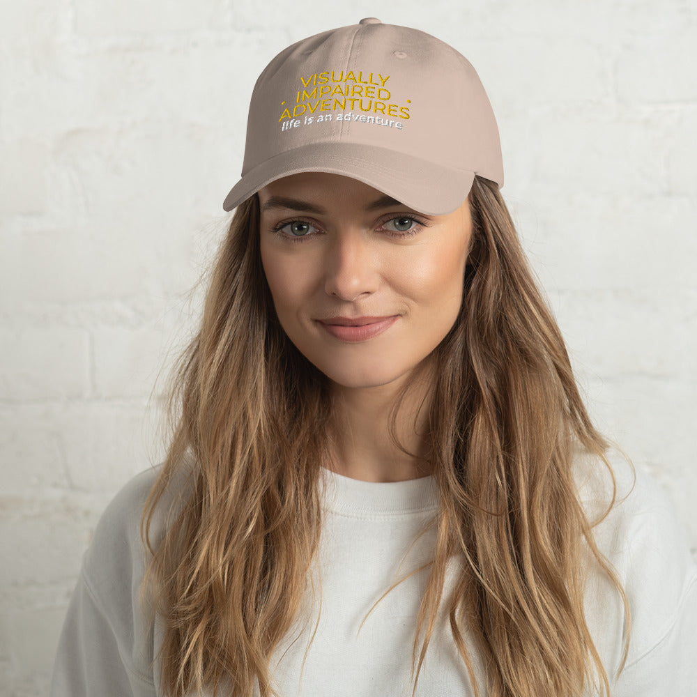 visually impaired adventures rounded cap