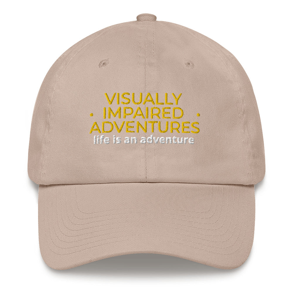 visually impaired adventures rounded cap