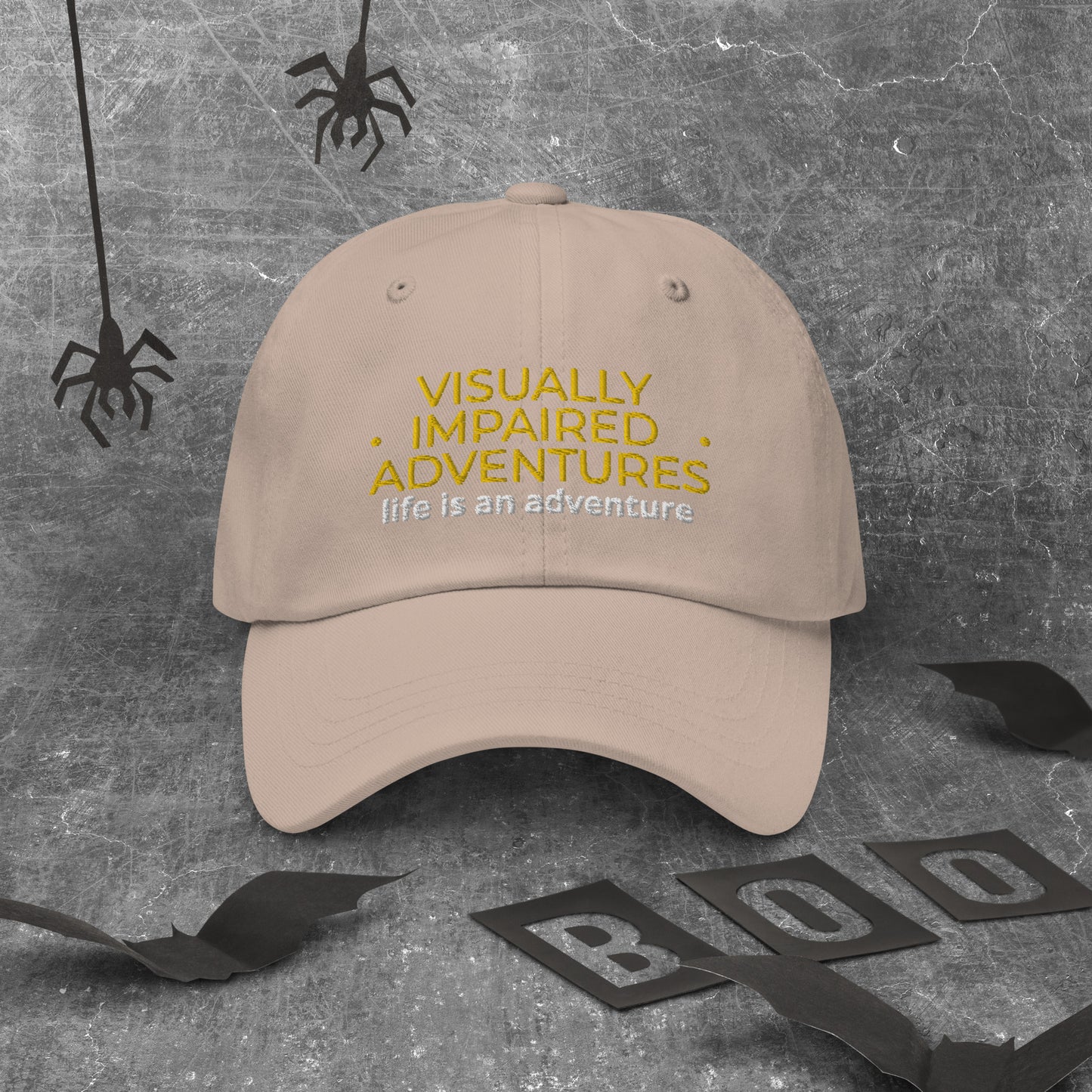 visually impaired adventures rounded cap