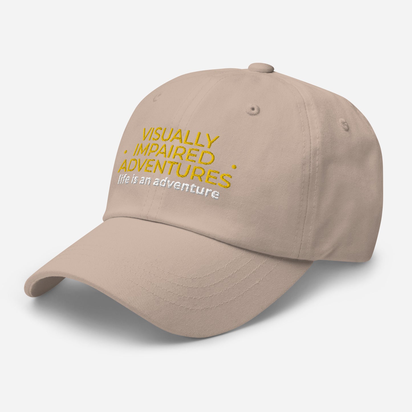 visually impaired adventures rounded cap