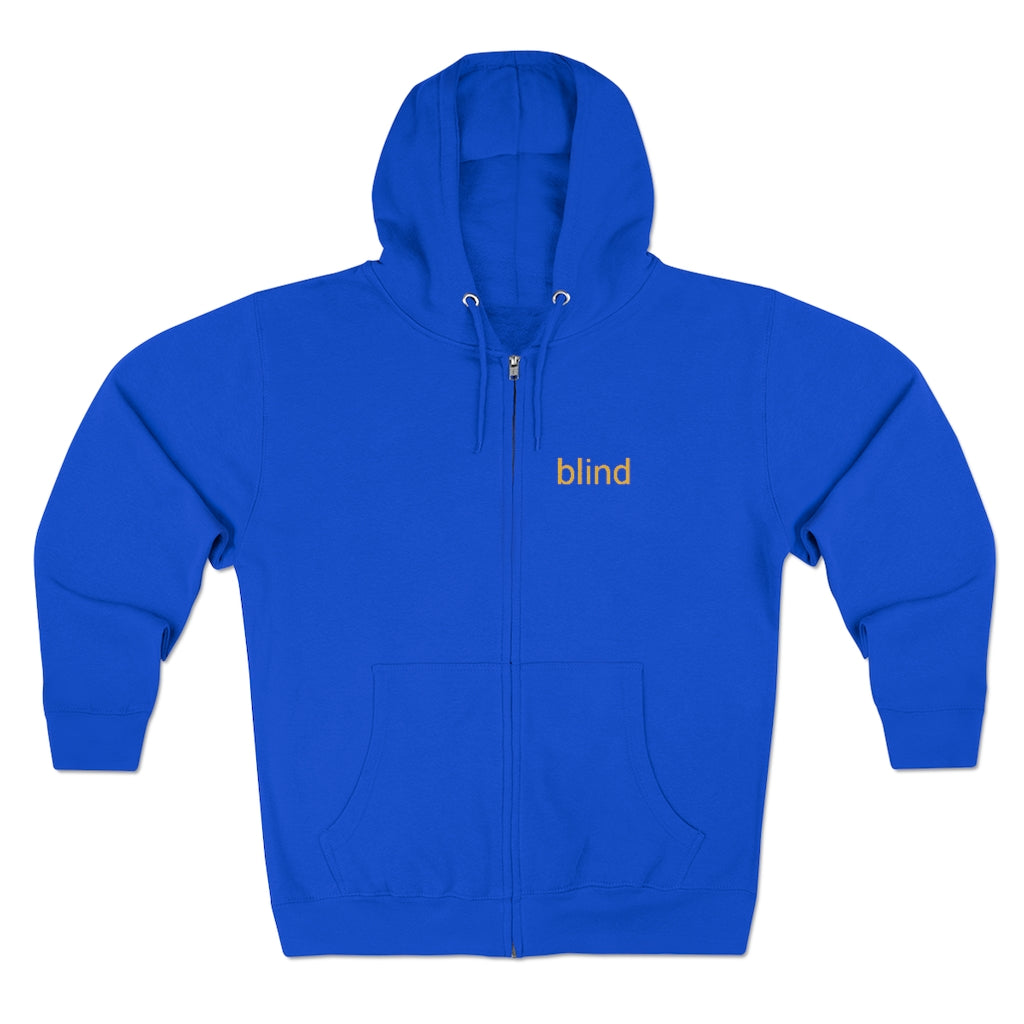 Unisex Premium Full Zip Hoodie - blind