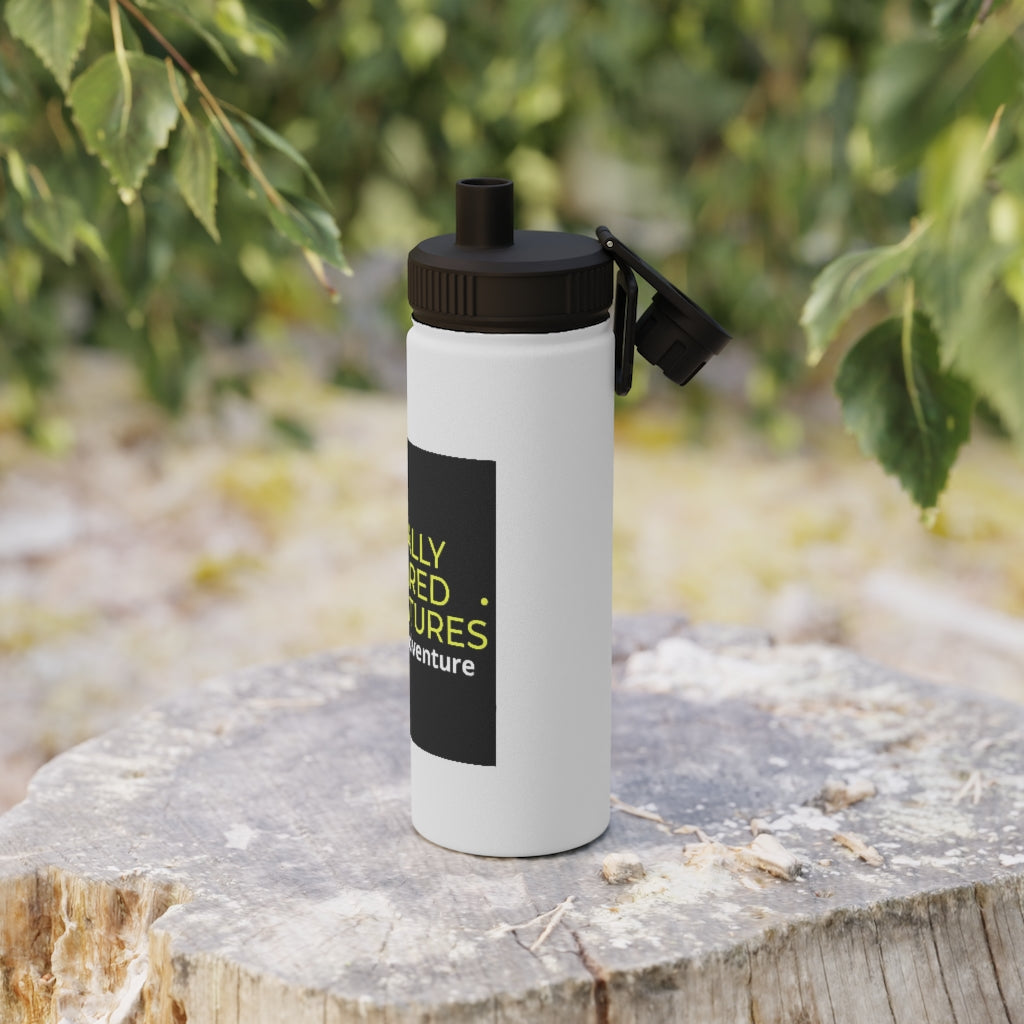 Stainless Steel Water Bottle, Sports Lid - visually impaired adventures