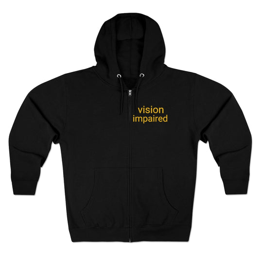 Unisex Premium Full Zip Hoodie - vision impaired