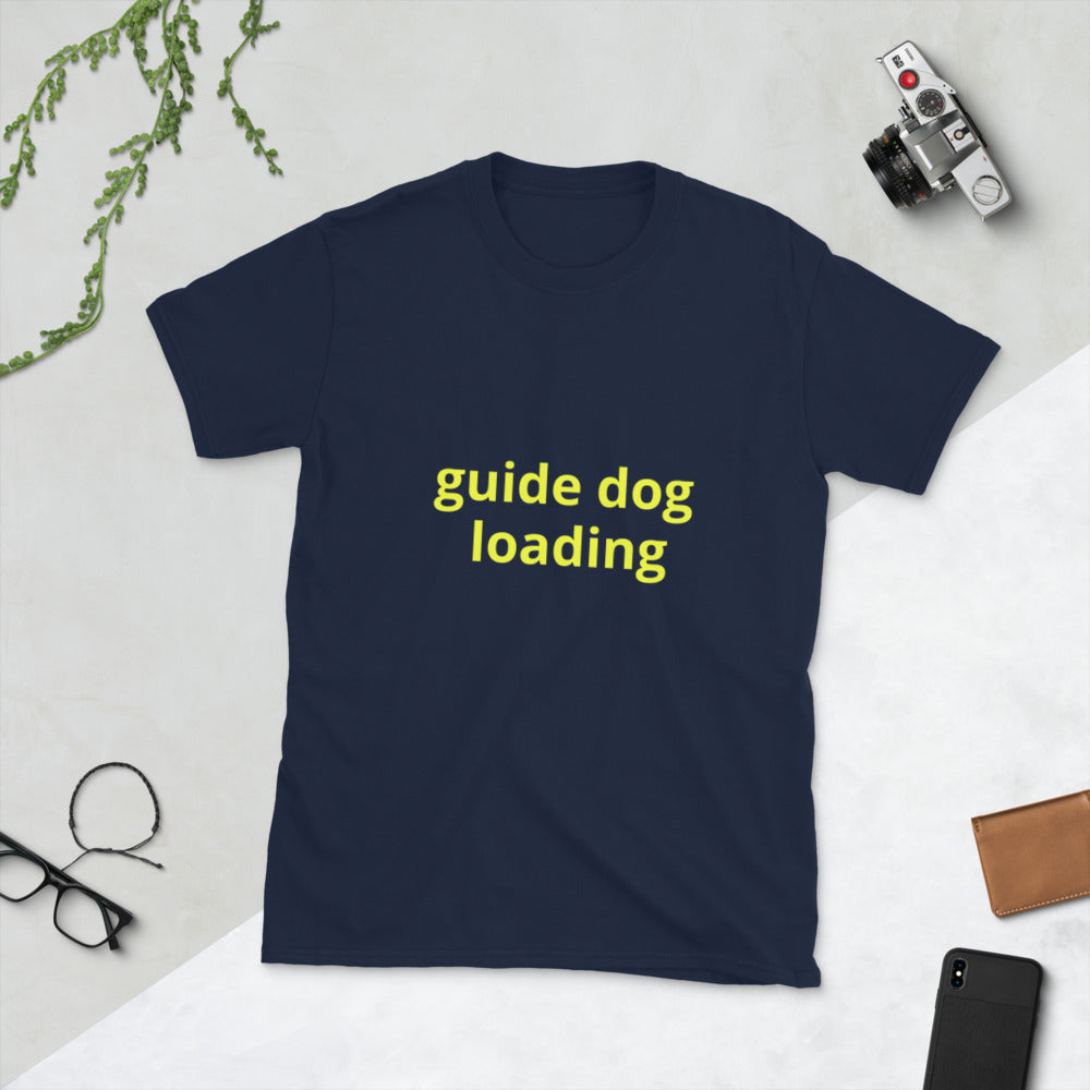 Short-Sleeve Unisex T-Shirt - guide dog loading