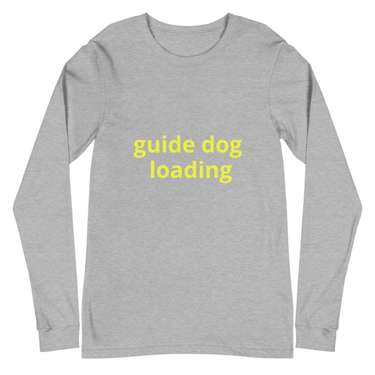 Unisex Long Sleeve Tee - guide dog loading