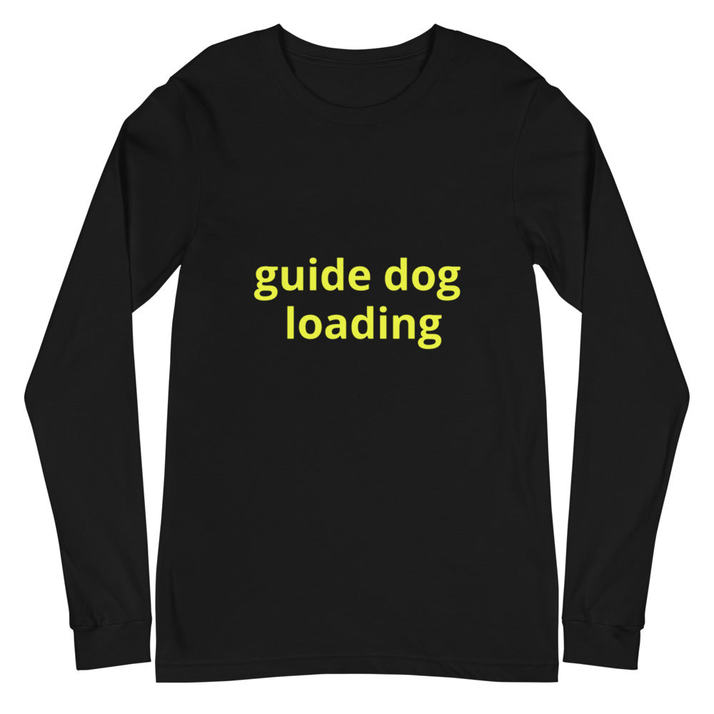 Unisex Long Sleeve Tee - guide dog loading